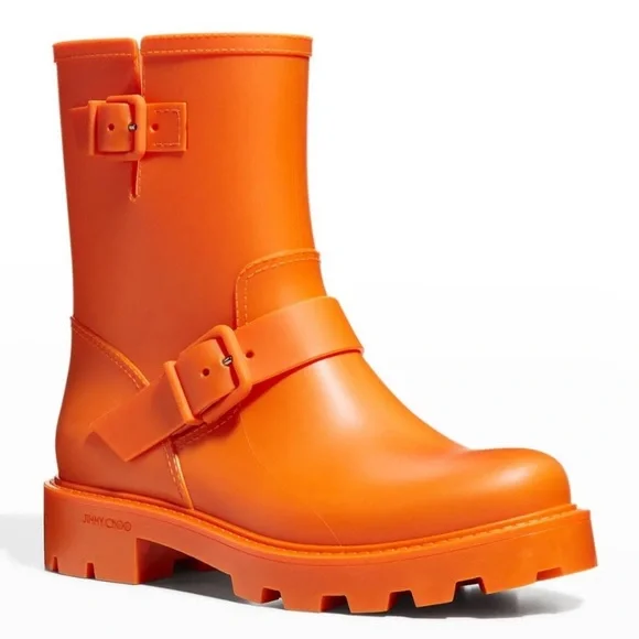 Jimmy Choo | Shoes | Jimmy Choo Yael Short Moto Rain Booties